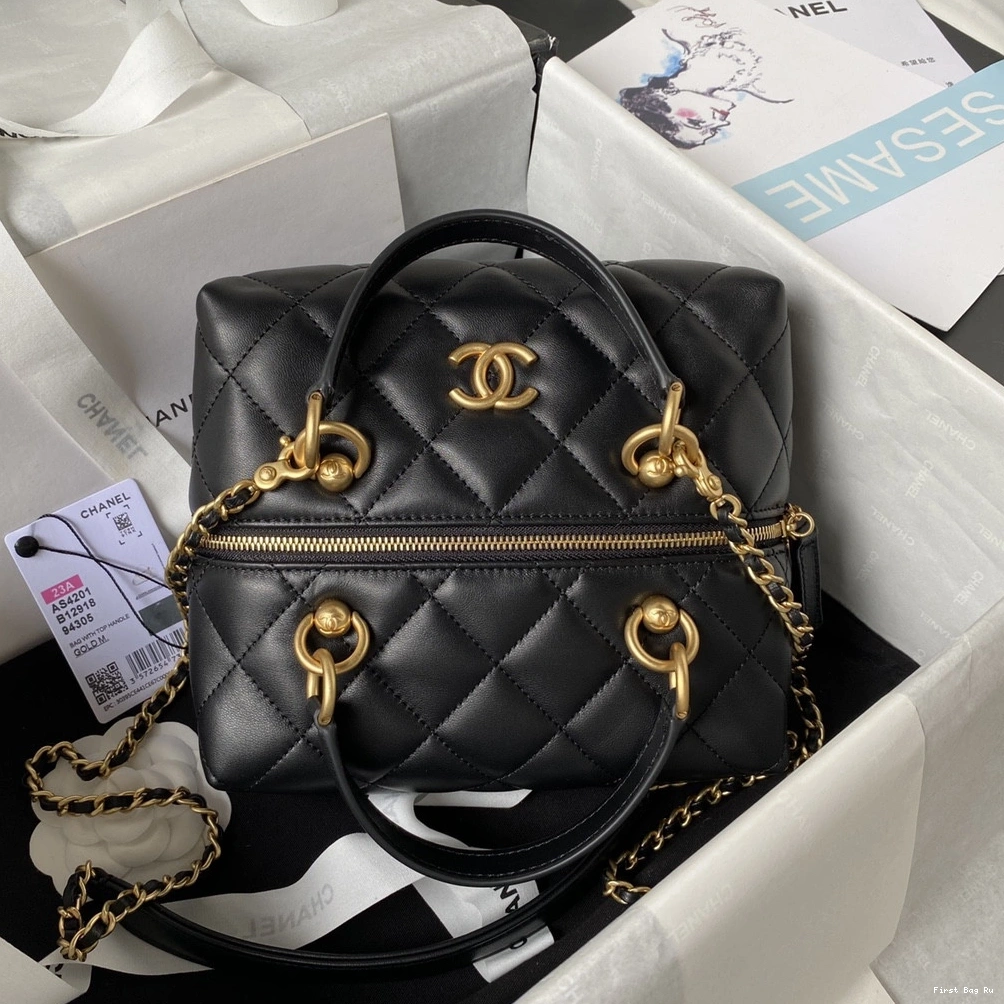 First Bag Ru TOP BAG HANDLE CHANEL WITH  0714